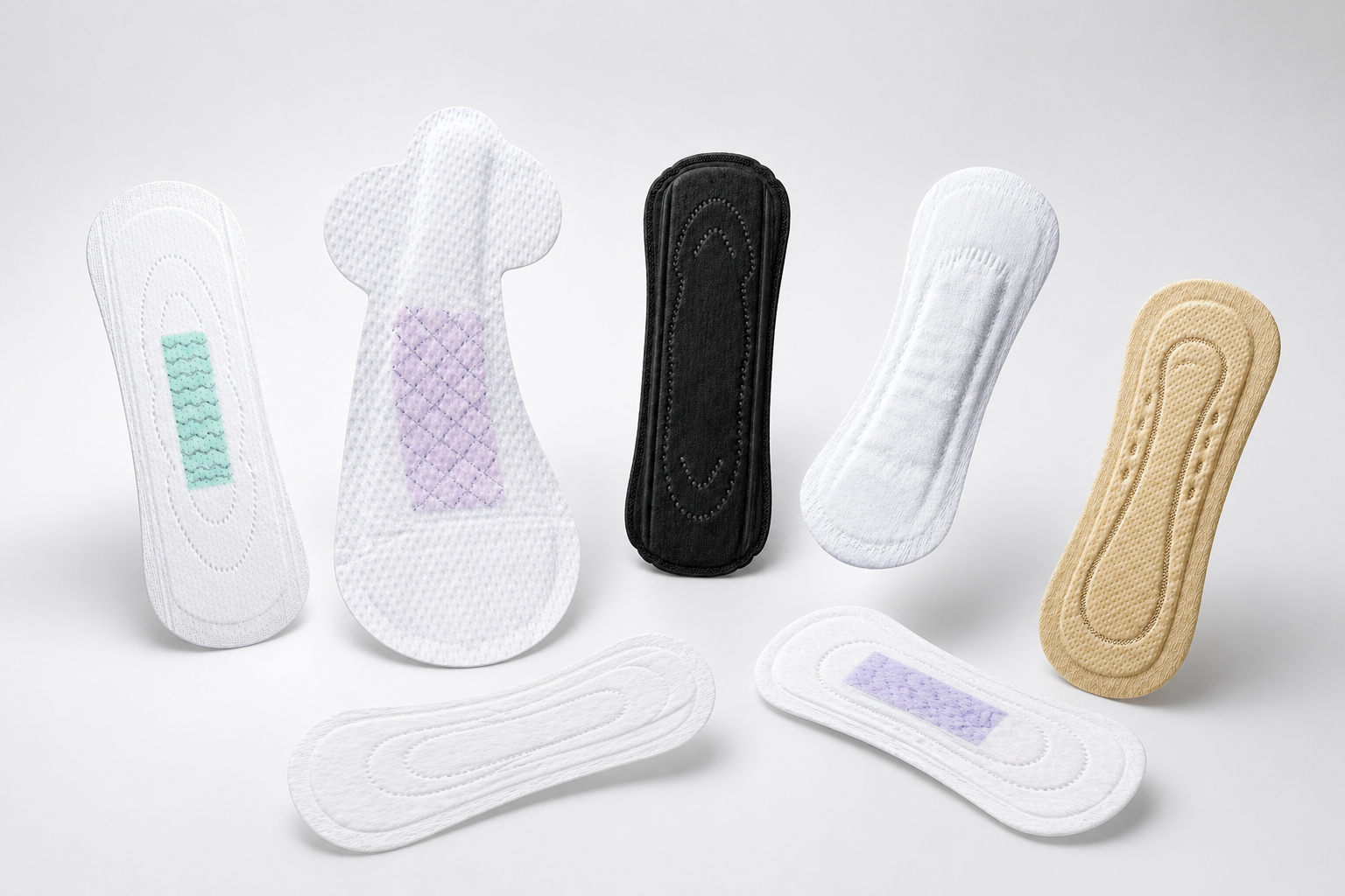 Femora Comfort Rash-Free Organic Cotton Sanitary Napkins with Anion Anti-Bacterial Strip